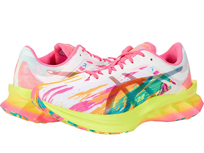ASICS® Novablast - Women's Running Shoes - Hot Pink / Sour Yuzu, Size 7.0
