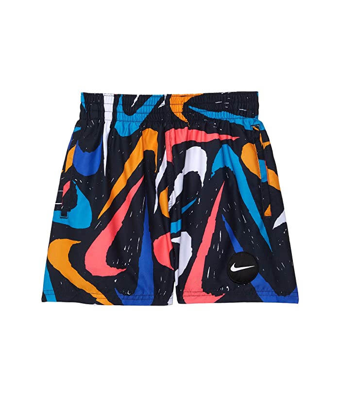 Nike Kids Marker Swoosh 4 Volley Shorts (Little Kids/Big Kids)