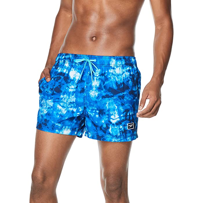Men's Speedo 7784356 Vibe Tie Dye 14 Inch Volley
