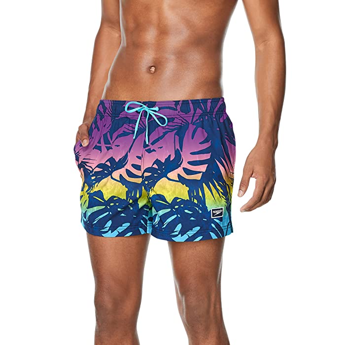 Speedo Men's Vibe Palm Mood 14 Inch Volley Shorts