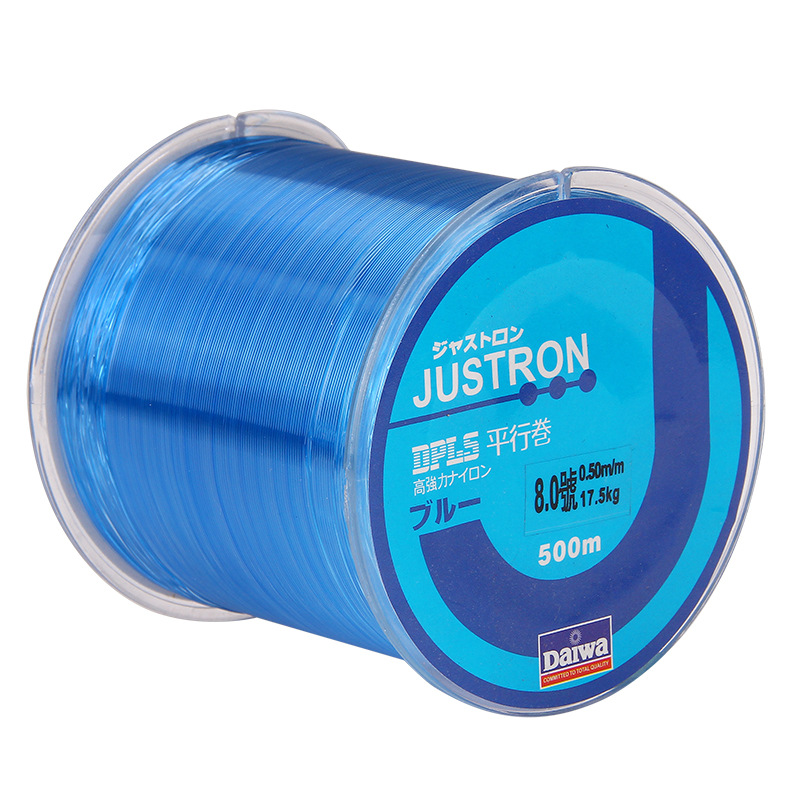 500m Super Strong Monofilament Fishing Line Durable Nylon Daiwa Fishing Line - Dark Blue / 1.0#: 0.16mm/10.4LB/4.7KG