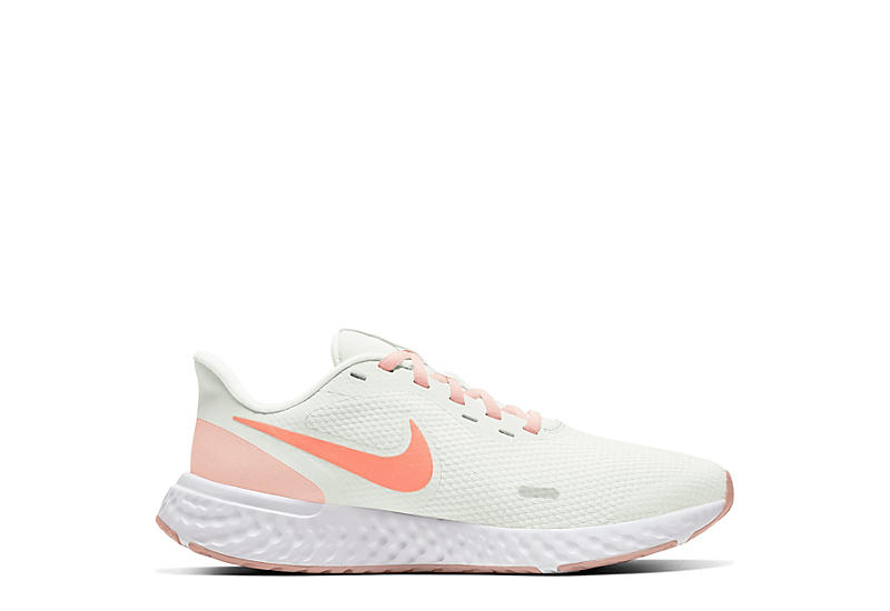 Nike Revolution 5 Wide Womens Shoes Size 10  Color: Grey/Orange/Pink