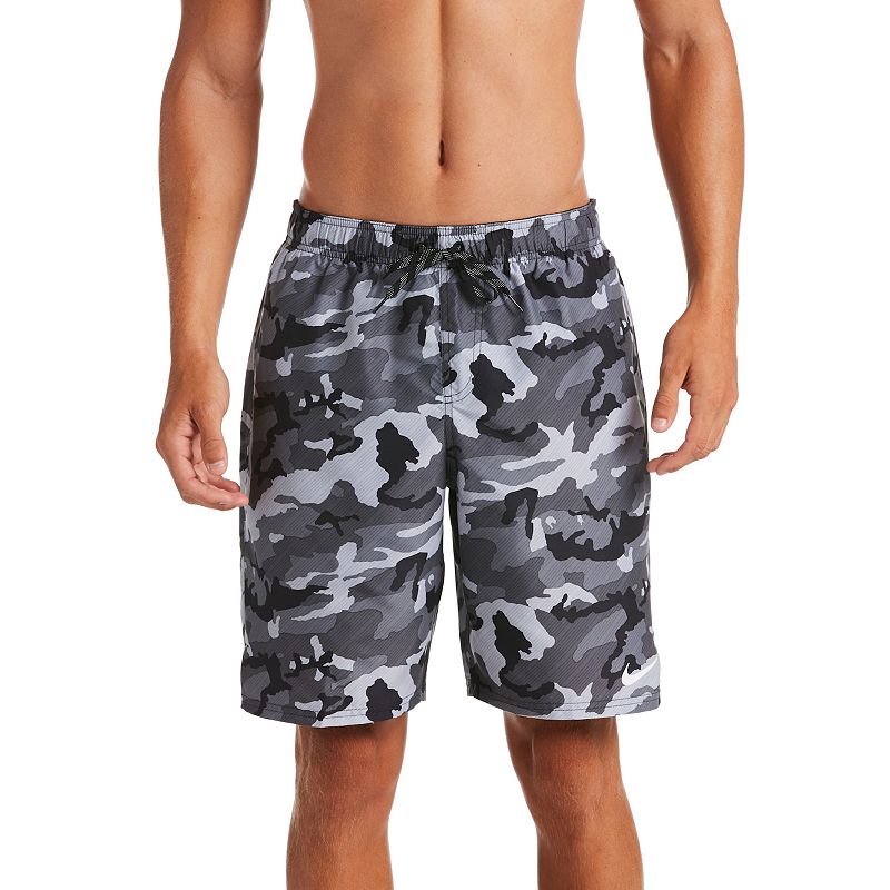 Men's Nike Swim 9-inch Volley Shorts, Size: Medium, Black