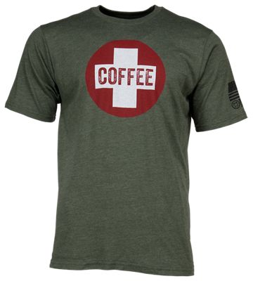 77458549 Coffee Saves Short-Sleeve T-Shirt for Men - Olive - Extra Large