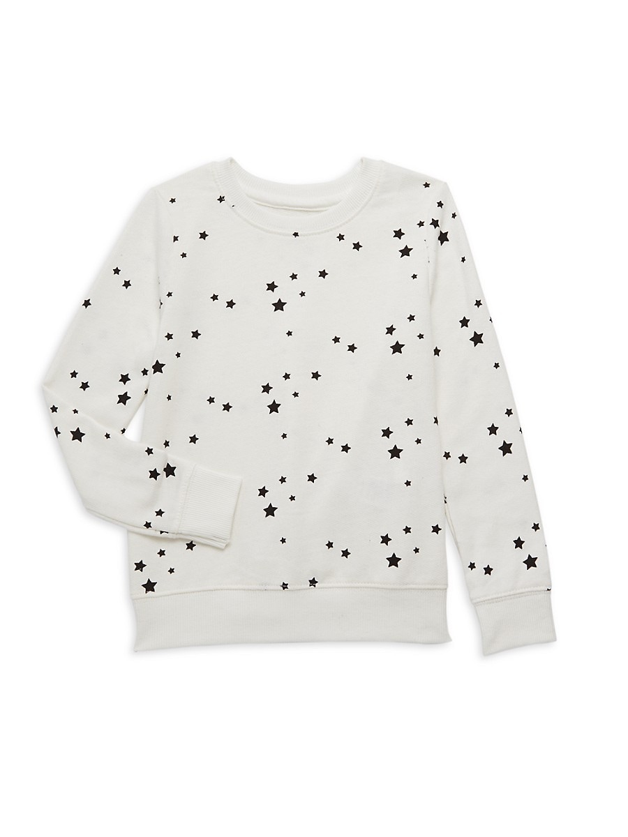 C & C California Little Girl's & Girl's Thelma Sweatshirt - Oatmeal - Size 14/16