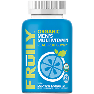 Fruily Organic Men's Multivitamins Real Fruit Gummy 
