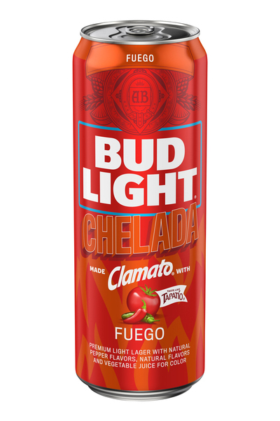 Bud Light Chelada Fuego Lager - Beer - 25oz Can for Delivery