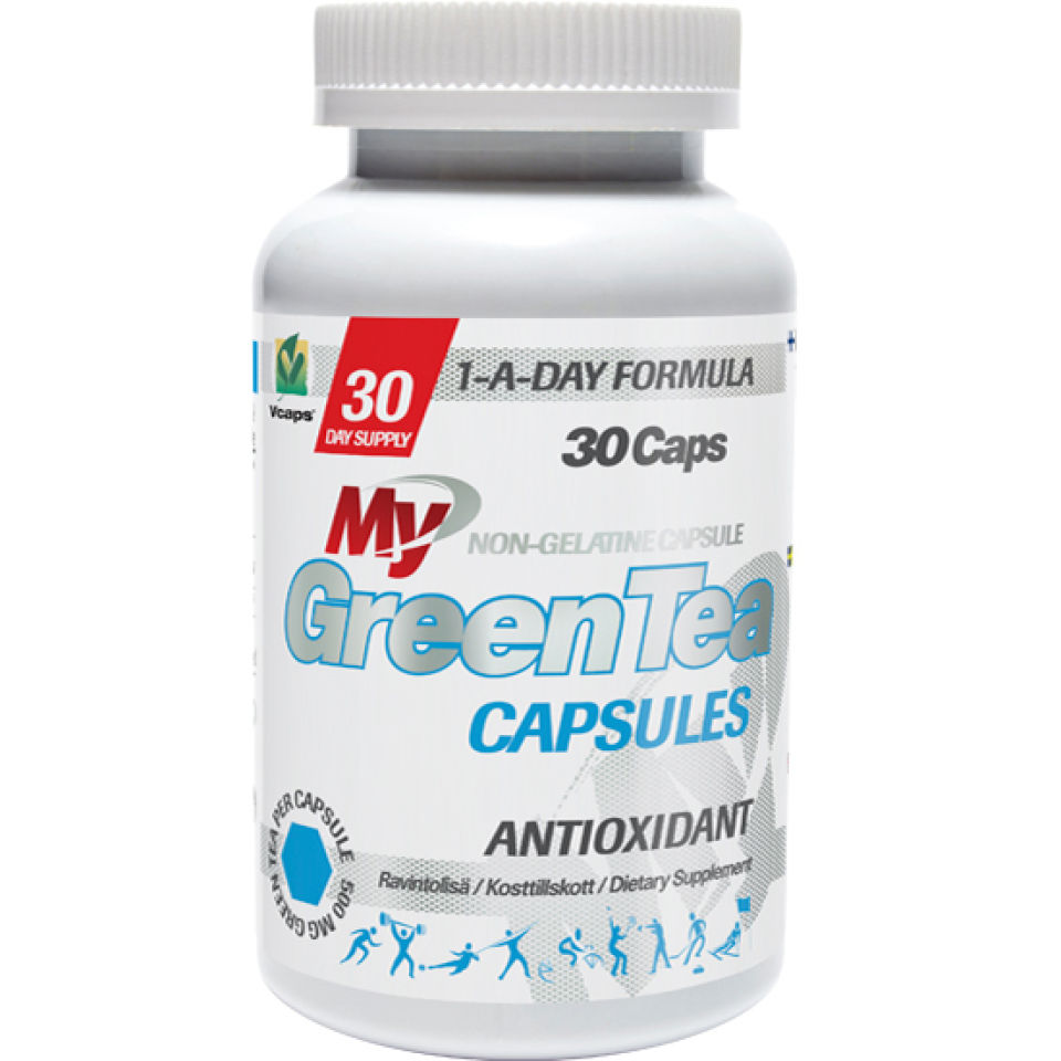 MyGreenTea Caps - Unflavoured, 30 Capsules