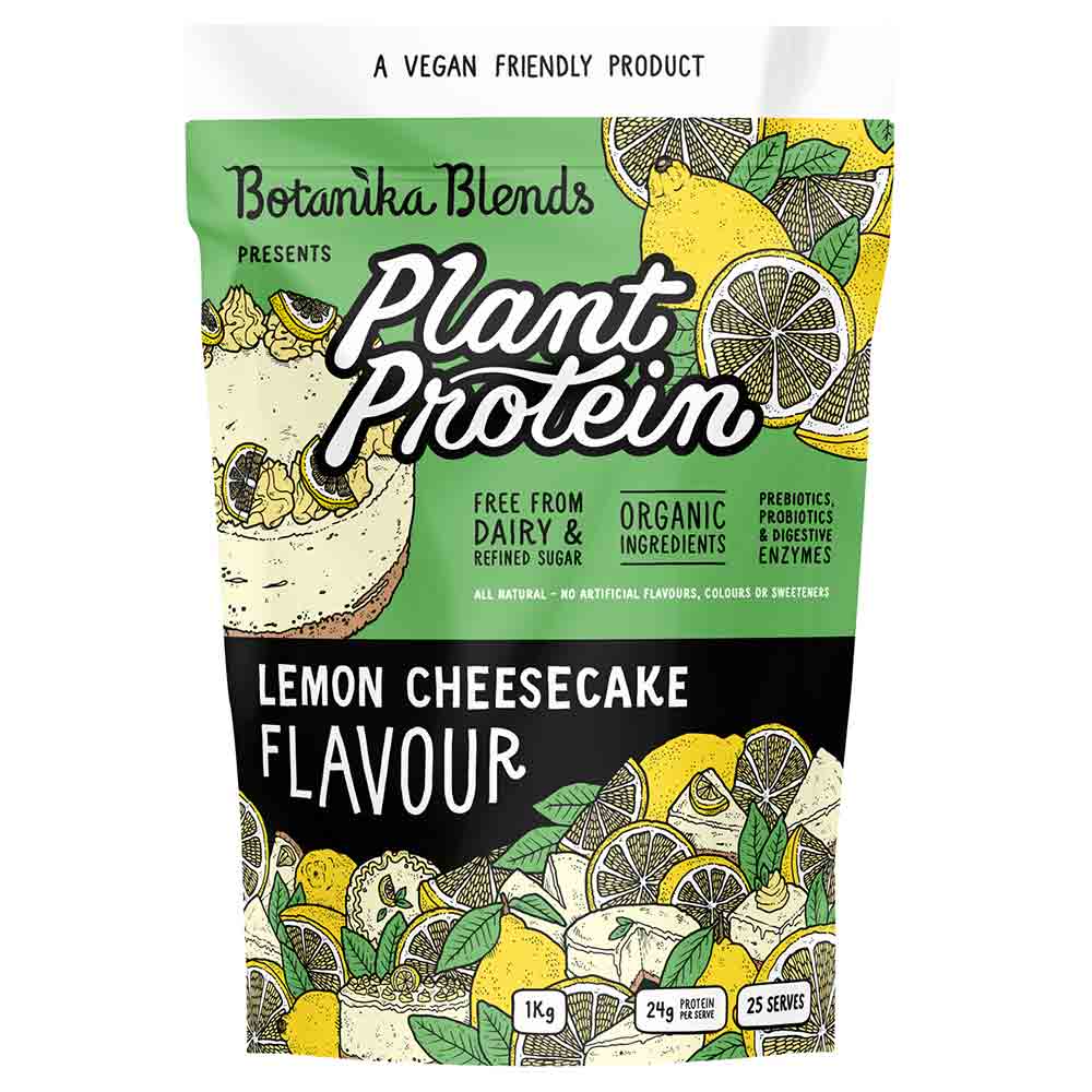 Is It Pescatarian Botanika Blends Plant Protein Lemon Cheesecake 1kg Spoonful