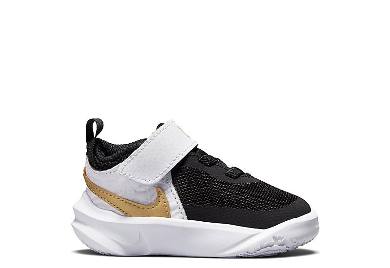Nike Kids' Toddler Team Hustle D 10 Shoes, Running, Velcro, Mesh, Breathable