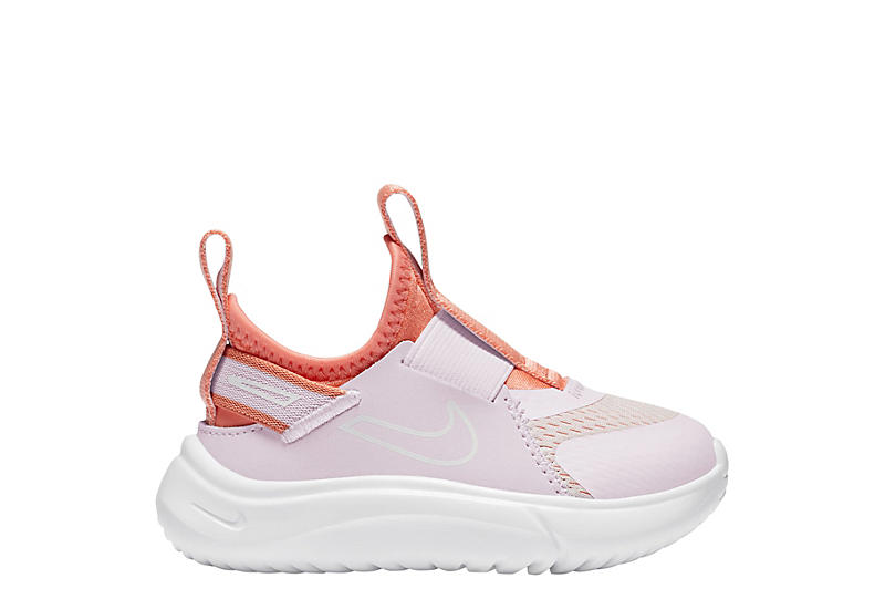 Girls' Nike Infant & Toddler Flex Plus Running Shoes in Violet/Peach/Wh Size 10 - Toddler Medium