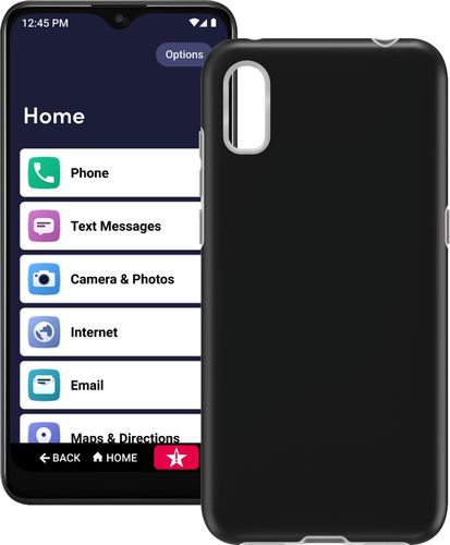 Lively® - Dual-Layer Hard Shell Case for Jitterbug Smart3 - Black