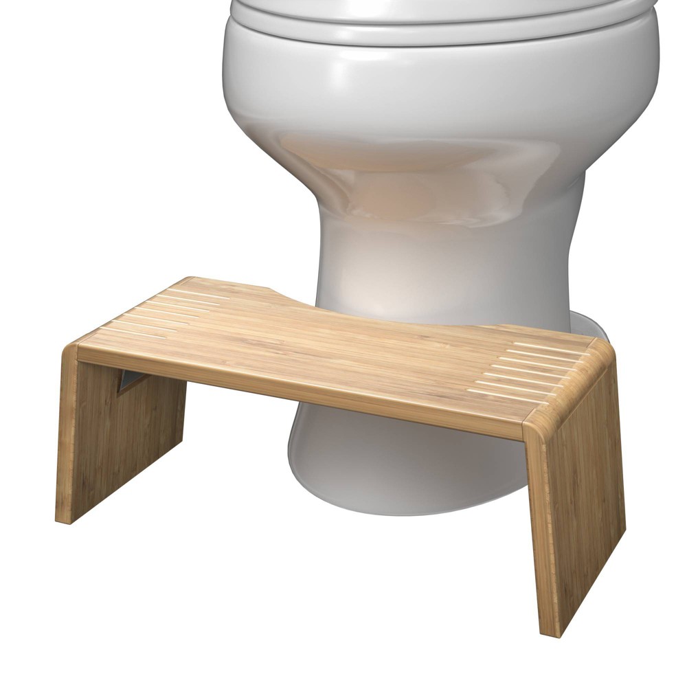 Squatty Potty Oslo Folding Bamboo Toilet Stool