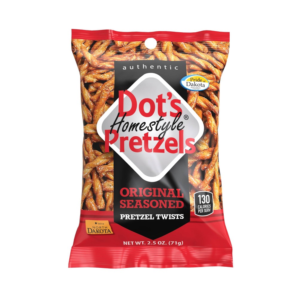 Dots Pretzels, Pretzel Dots, 2.5 Oz(Case of 12)