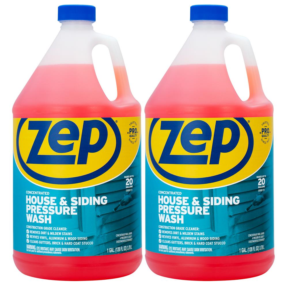 ZEP 128 Oz. Concentrate House and Siding Pressure Wash Cleaner (2-Pack)