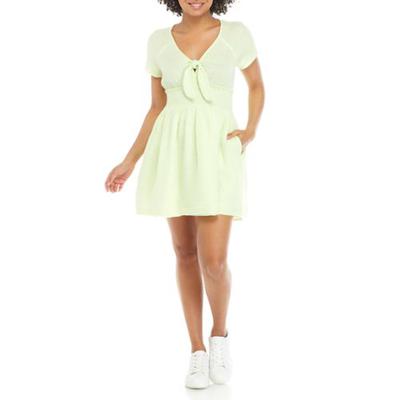 TRUE CRAFT Mint Junior's Hot Spot Mini Dress