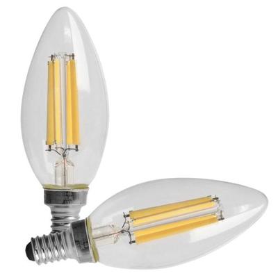 Feit Electric 21320 - BPCTC100/827/LED/2 Decorative Chandelier Antique Filament LED Light Bulb
