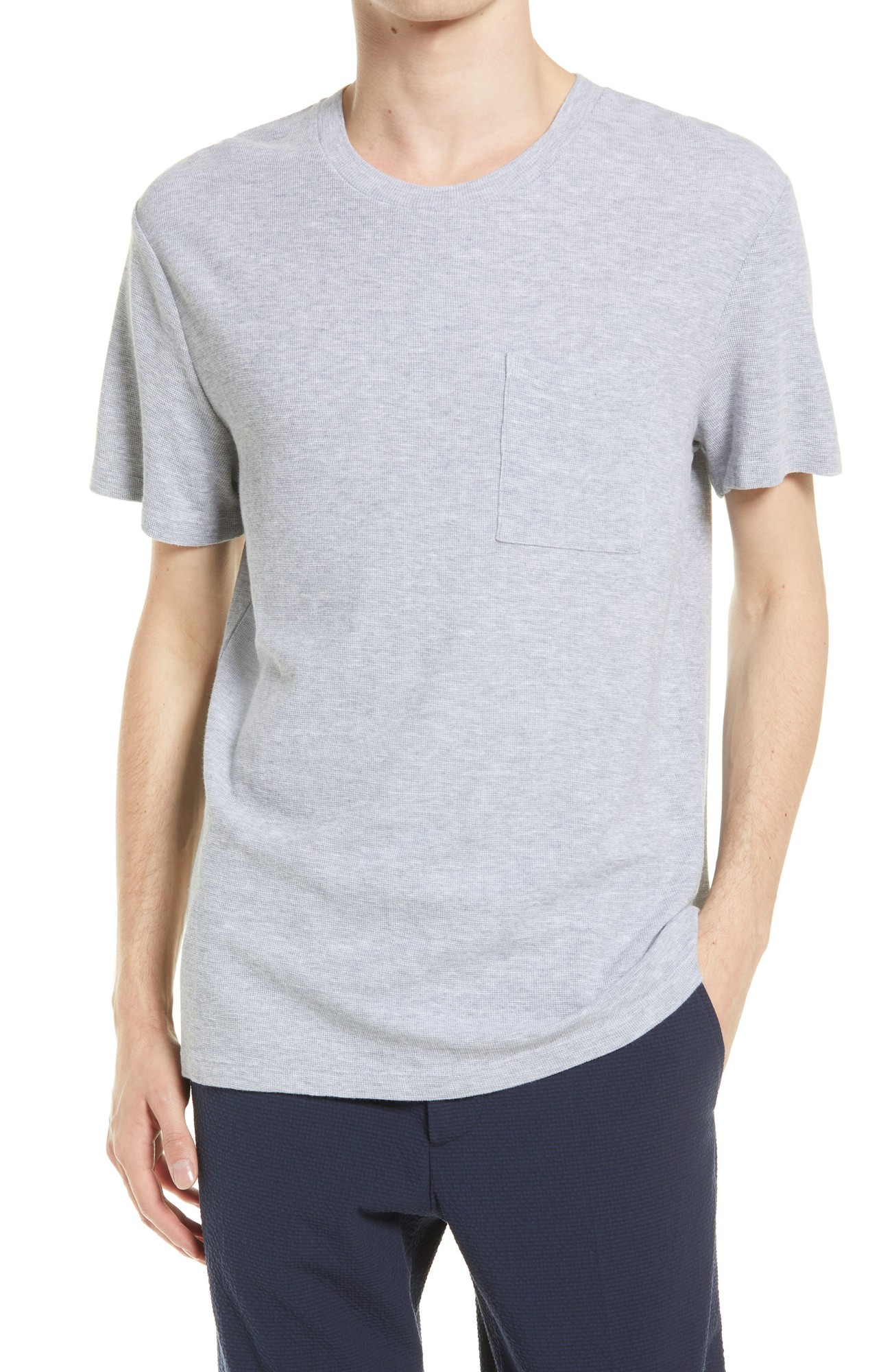 NN07 Men's Clive 3323 Slim Fit T-Shirt, Size Xx-Large in Grey Mel. at Nordstrom