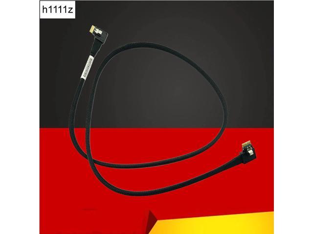 SAS Cable 24Gb SAS4.0 Slim Backplane Cable SAS38p to SAS38p SFF-8654 to SFF-8654 for Server RAID Hard Disk Transmission Cable 1M