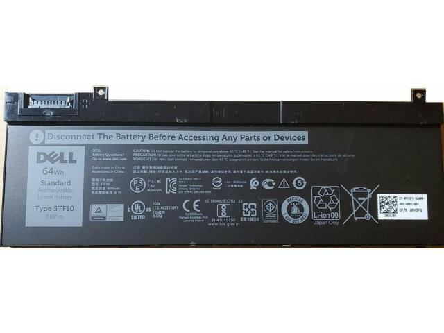 Recertified - Genuine Dell 5TF10 Battery Precision 7730 7740 7530 7540 64WH GHXKY 5TF10