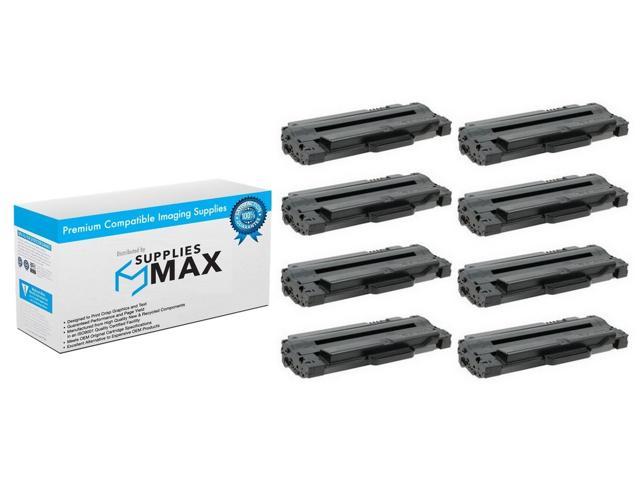 SuppliesMAX Compatible Replacement for Samsung ML-1910/1915/2525/2540/2580/SCX-4600/4623/SF-650 Toner Cartridge (8/PK-2500 Page Yield) (MLT-D105L 8PK)