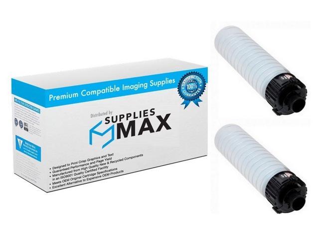 SuppliesMAX Compatible Replacement for Lanier MP-2554/MP-3054/MP-3055/MP-3554/MP-3055 Black Toner Cartridge (2/PK-24000 Page Yield) (TYPE MP2554).