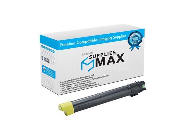 Recertified - SuppliesMAX Replacement for WorkCentre 7525/7530/7535/7545/7556/7830/7835/7845/7855/7970 Yellow Toner Cartridge (16000 Page Yield).