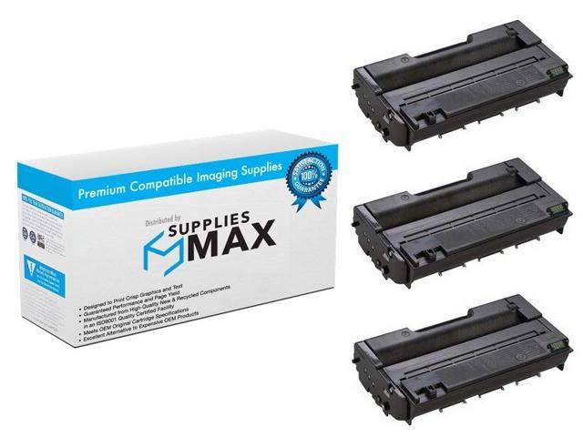 SuppliesMAX Compatible Replacement for Lanier SP-3500N/3500SF/SP-3510DN/3510SF Toner Cartridge (3/PK-6400 Page Yield) (TYPE SP3500XA) (480-6990 3PK)