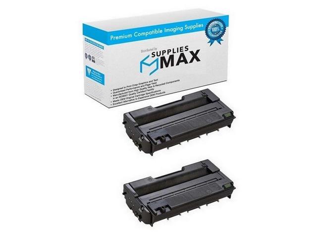 SuppliesMAX Compatible Replacement for Lanier SP-3500N/3500SF/SP-3510DN/3510SF Toner Cartridge (2/PK-6400 Page Yield) (TYPE SP3500XA) (480-6990 2PK)