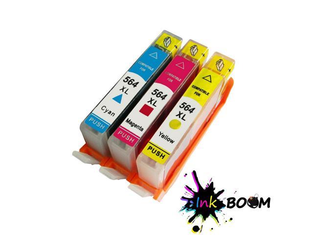 3 Cmy Ink Replace for Hp 564Xl Photosmart 7510 7515 7520 7525 5520 C309