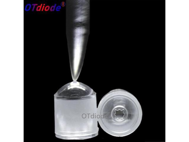 10PCS IR 21.78 Milímetros LED Lente CREE XPE2XPG2 XML5050 XHP50/70 7070 1W 3W 5W 3030 3535 Lente Óptica LEVOU Epistar Semileds Para Holofotes
