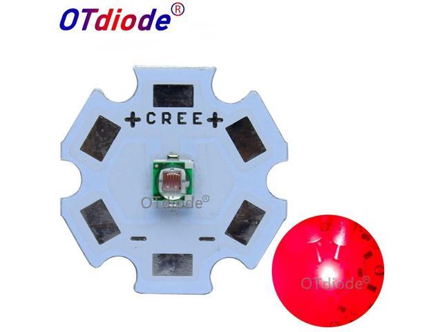 100PCS Epistar 3535 W Deep Red High Power 660NM 660NM 3 Planta Crescer Luz LED Para Gabinete/Tanque /aquário Com 20 MILÍMETROS PCB