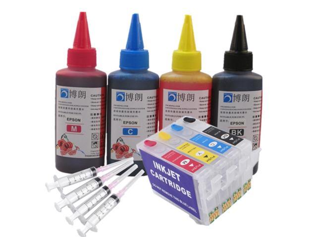 Refill Ink Kit for 502XL 502 Ink Cartridge ARC Chip for EPSON Expression XP-5100/XP-5105 WorkForce WF-2860DWF/WF-2865DWF Europe