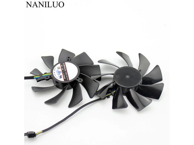 85MM FD9015U12S 4Pin DC 12V Cooling Fan Replacement for XFX HD7950 HD 7970 7950 Dual-X Graphics Video Card Cooler Fan