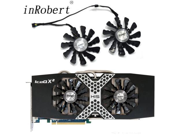 GPU VGA Cooler Fan for HIS R9 270/280/285/290/7950/7970X FD7010H12D Graphics Card DC12V 0.35A 85mm 4 Pins