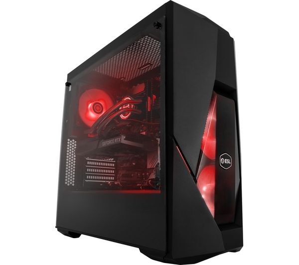 PCSPECIALIST ESL Tournament Gaming PC - Intel® Core™ I7, RTX 3070, 2 TB HDD & 512 GB SSD