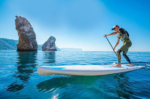 Stand up Paddling Safari Am Bodensee