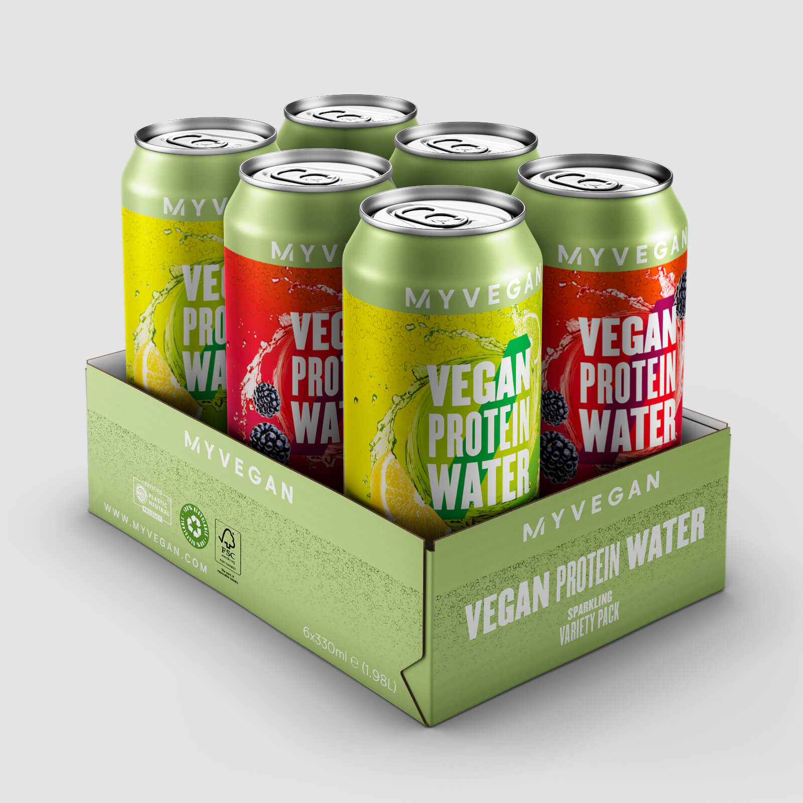 Sparkling Energy Drink (6 Pack) - Mixed Berry thumbnail