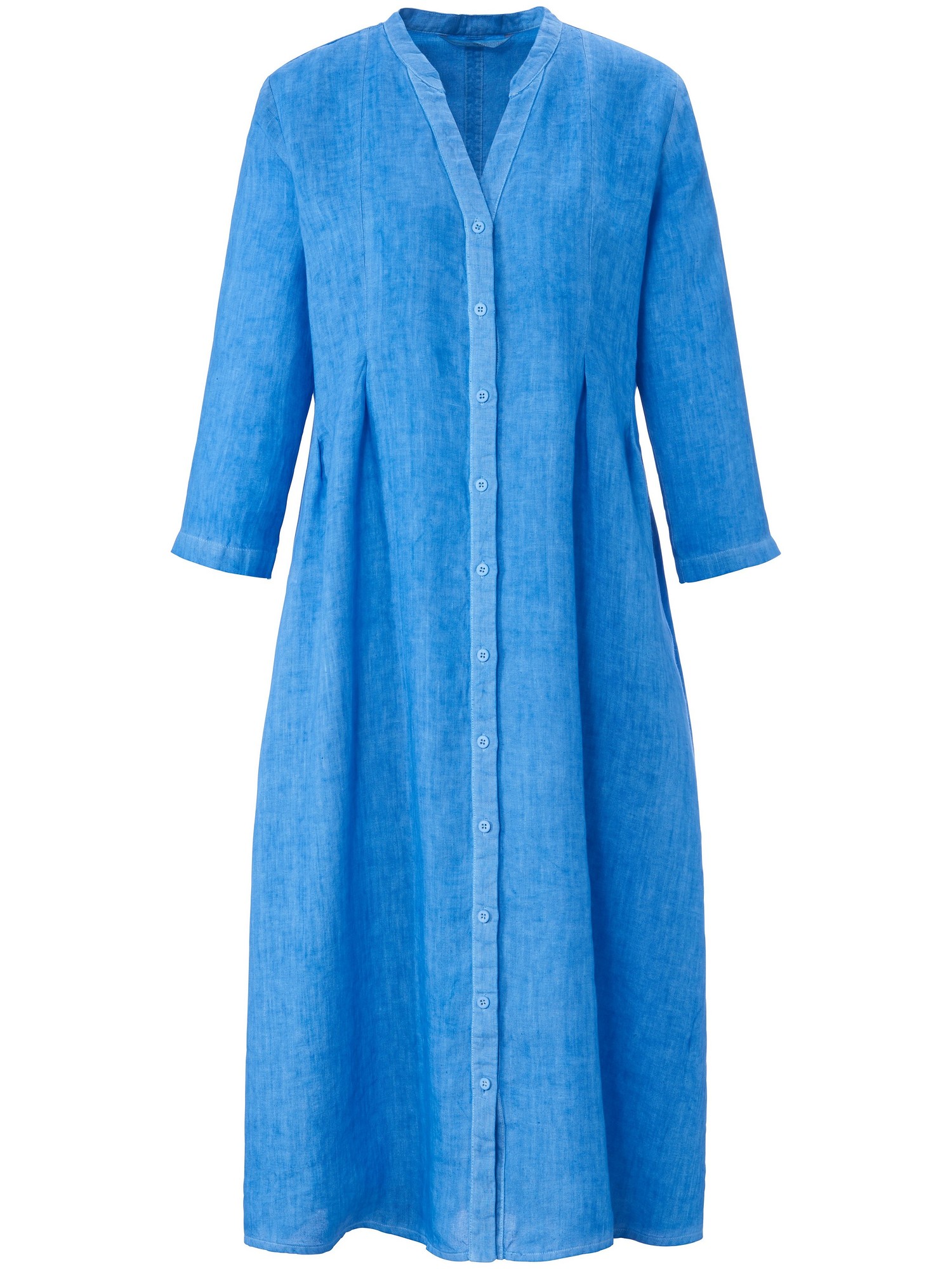 La Robe 100% Lin  Elemente Clemente Bleu Taille 42