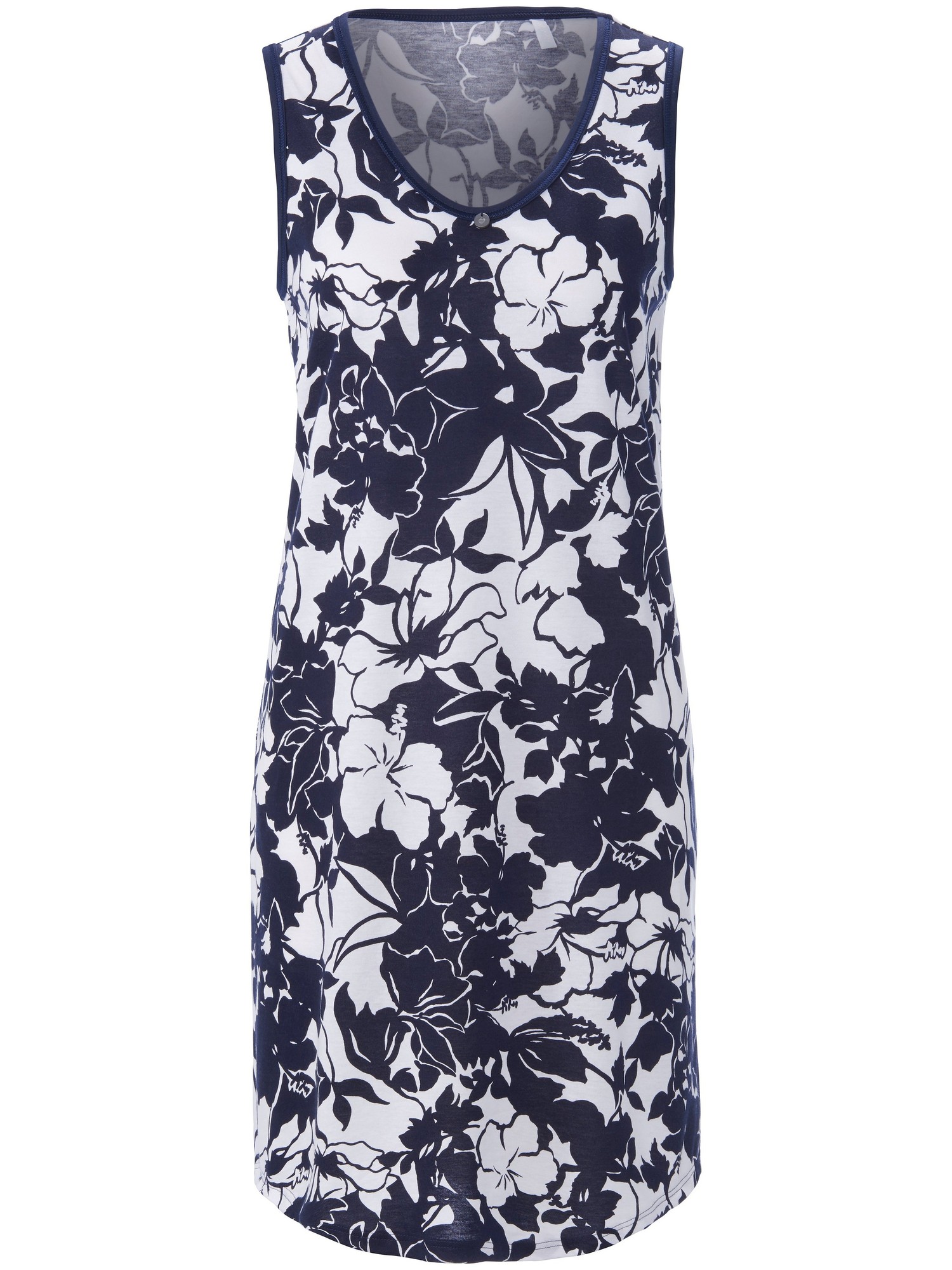 La Chemise Nuit 100% Coton  Rösch Bleu Taille 44
