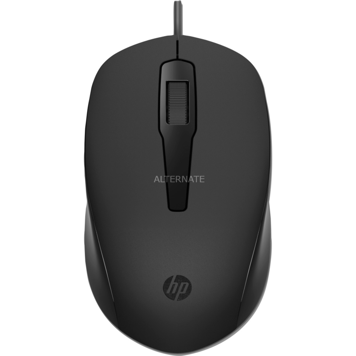 HP 240J6AA#ABB Mouse Corded Optical Black 3 Buttons 1600 Dpi