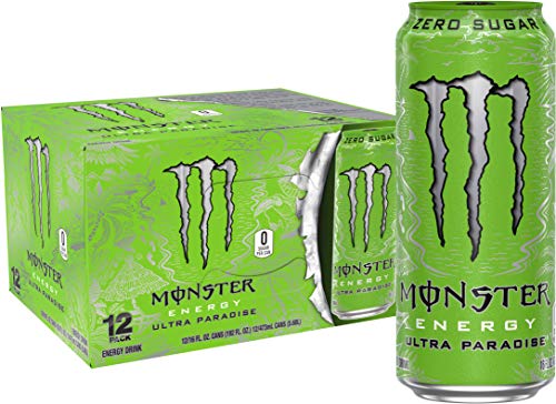 Monster Energy  Ultra Paradise  Sugar Free Energy Drink  16 Fl Oz  12pk