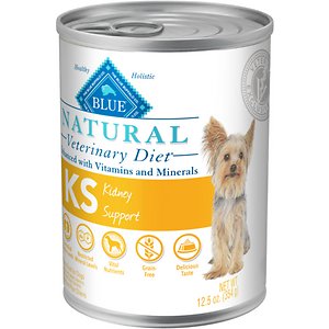 Blue Buffalo Natural Veterinary Diet KS Kidney Support Grain-Free Wet Dog Food, 12.5-oz, Case of 12