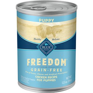 Blue Buffalo Freedom Puppy Chicken Recipe Grain-Free Canned Dog Food, 12.5-oz, Case of 12