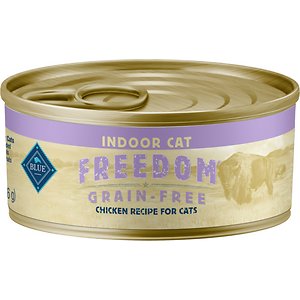 Blue Buffalo Freedom Grain-Free Adult Indoor Chicken Recipe Canned Cat Food - 5.5 Oz, Case of 24