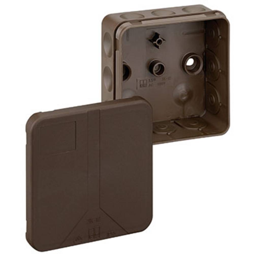Spelsberg 34401201 Joint Box 85x85x37mm IP55 DIN EN 60670 Brown