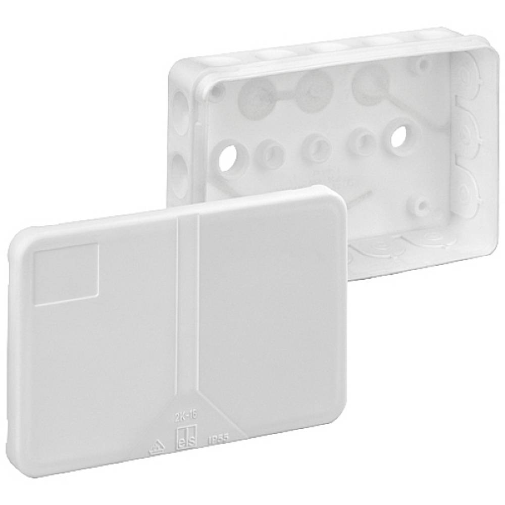 Spelsberg 34661601 Junction Box 85x130x37mm White IP55 16 Entries VDE