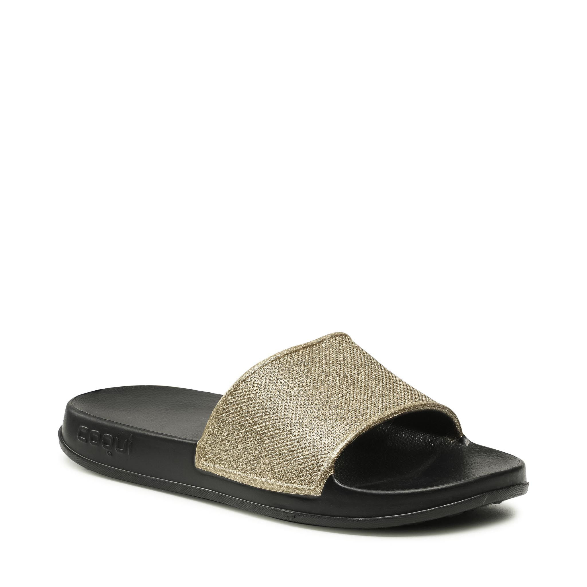 Шльопанці COQUI - Tora 7082-302-2200 Black/Gold Glitter