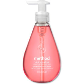 Method Pink Grapefruit Gel Hand Wash, Pink Grapefruit Scent, 12 Fl Oz (354.9 ML), Pack of 6, Pump Bottle Dispenser - MTH00039CT