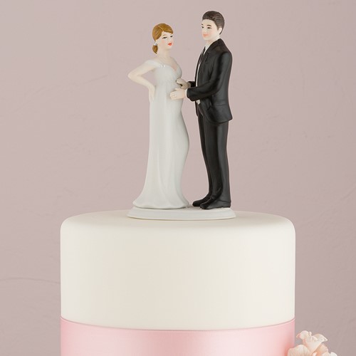 Weddingstar 8654   Expecting   Bridal Couple Figurine